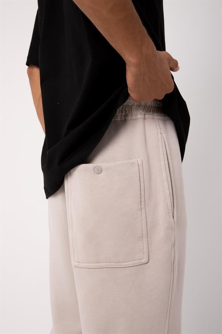 Basic Taş Rengi Relaxed Eşofman Altı