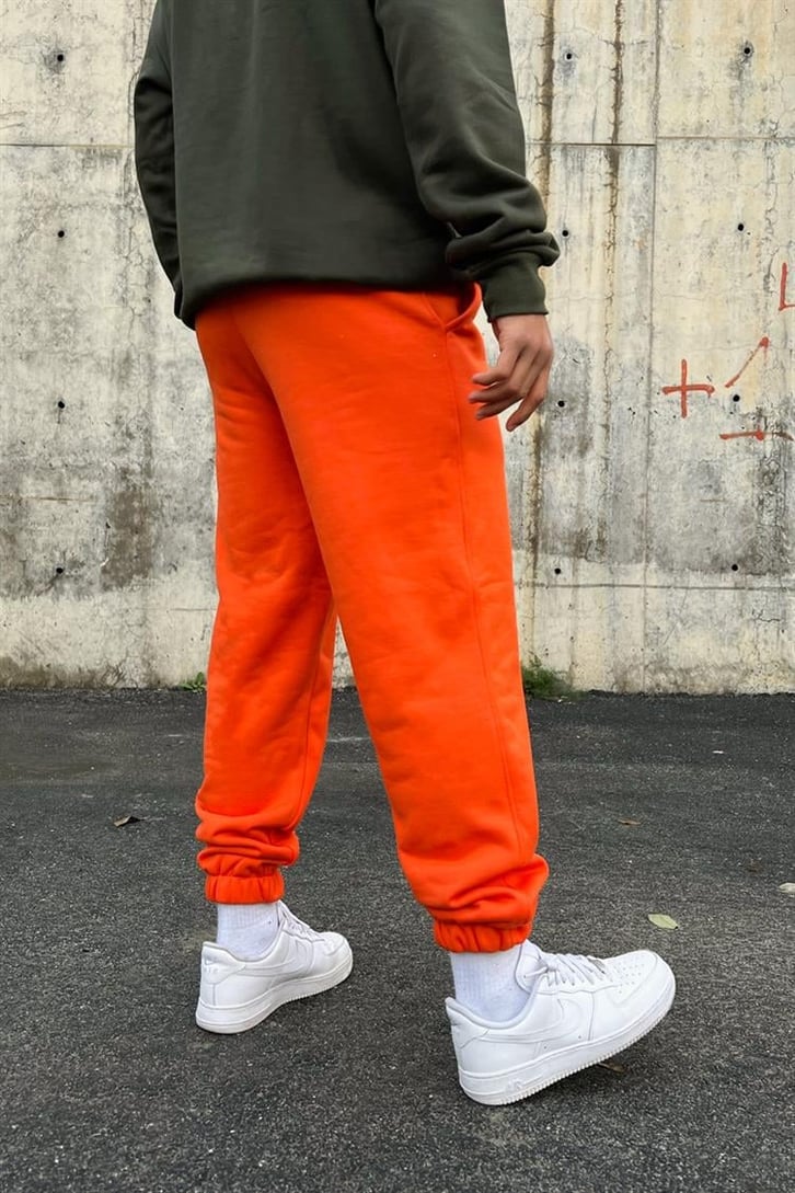 Basic Turuncu Jogger Fit Eşofman Altı