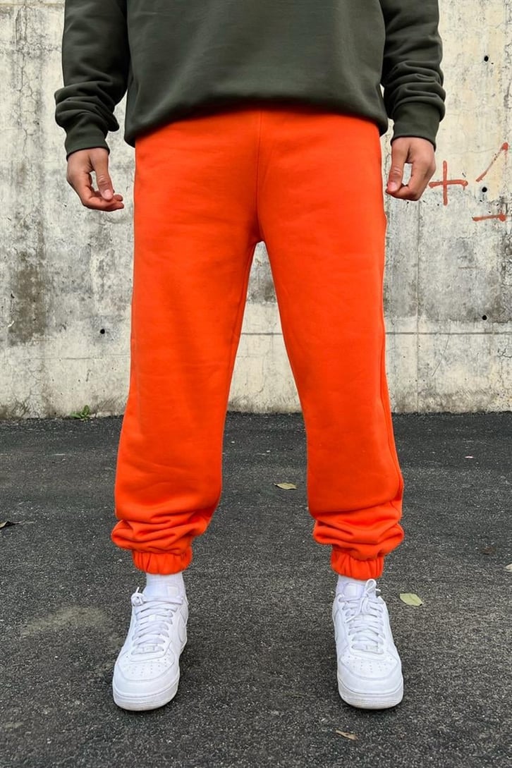 Basic Turuncu Jogger Fit Eşofman Altı