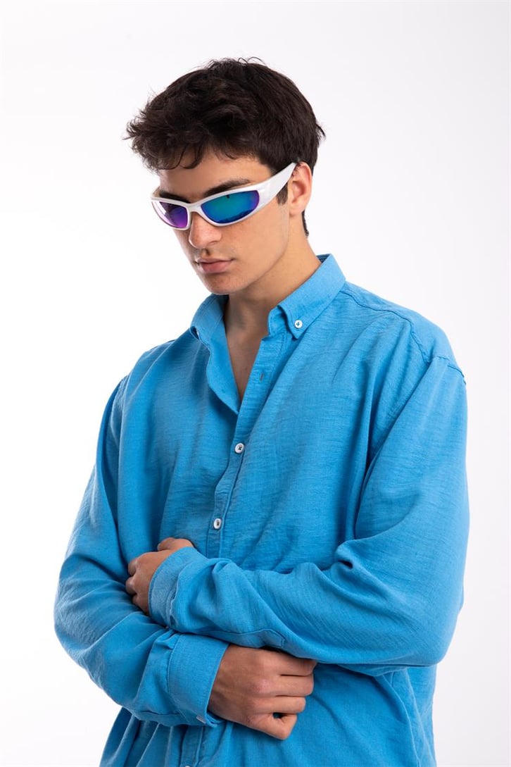 Basic  Uzun Kollu Oversize Gömlek