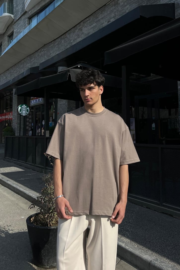 Basic Vizon Oversize Tişört