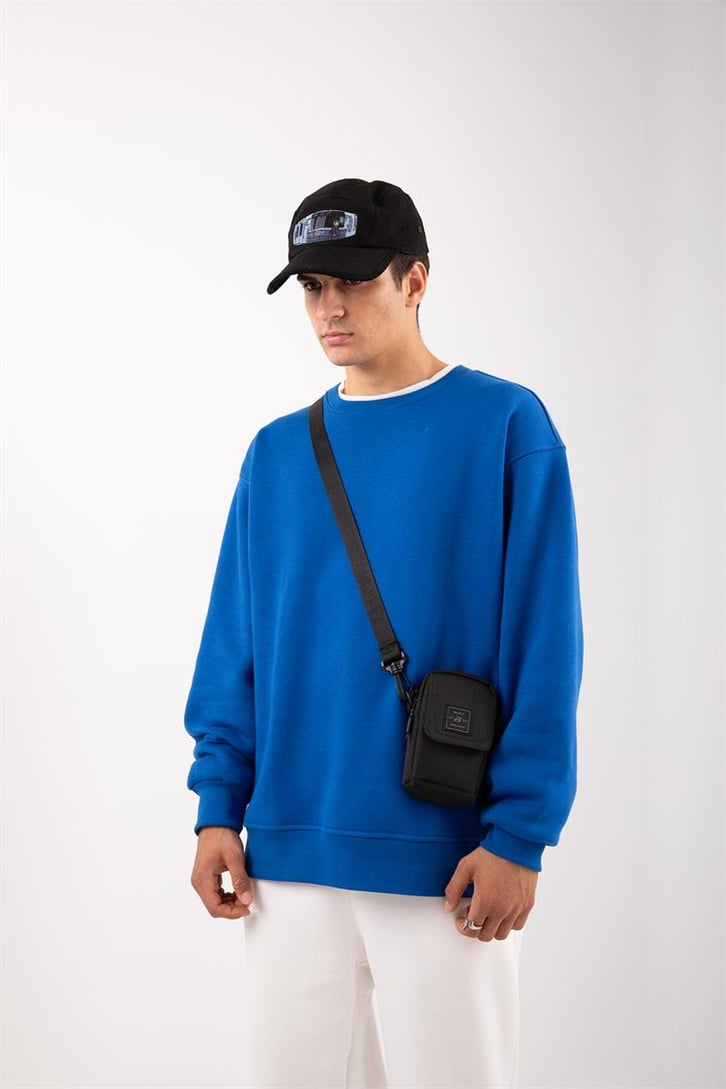 Basic Yeşil Oversize Sweatshirt