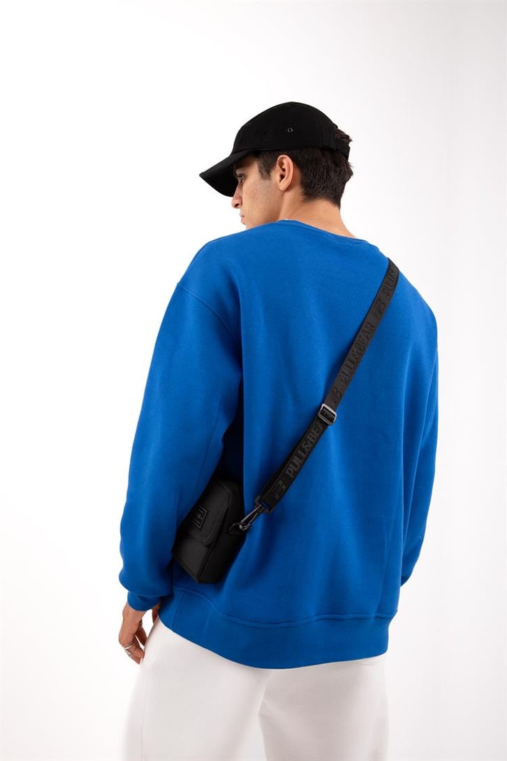 Basic Yeşil Oversize Sweatshirt