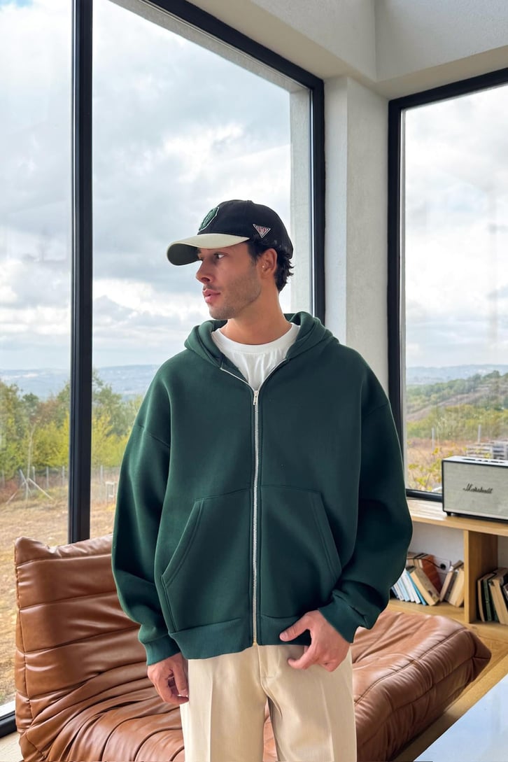 Basic Zip Hoodie