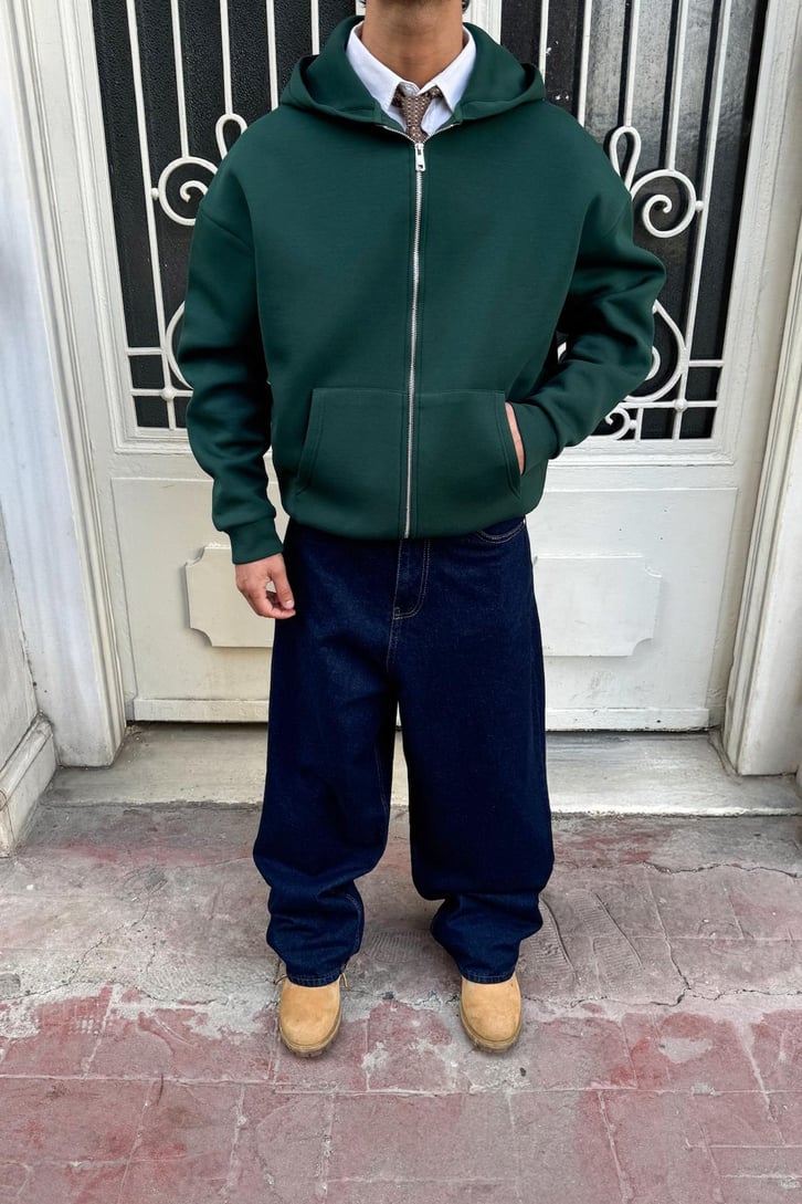 Basic Zip Hoodie