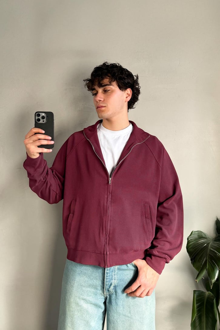 Basic Zip Sweatshirt