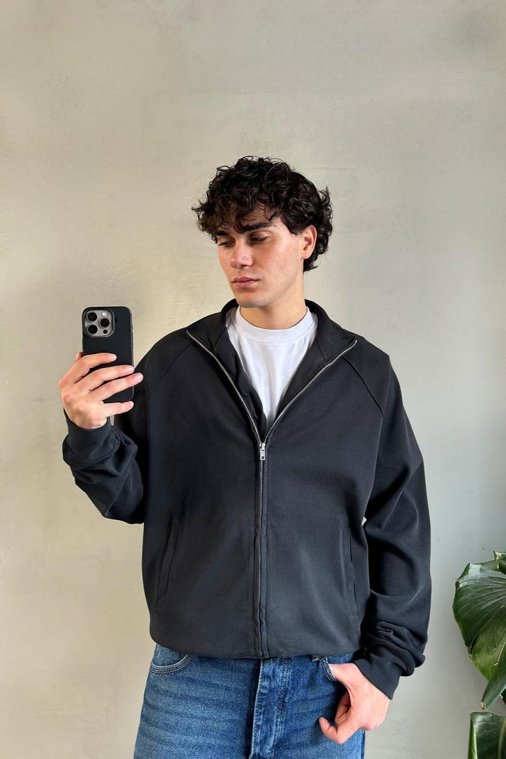 Basic Zip Sweatshirt