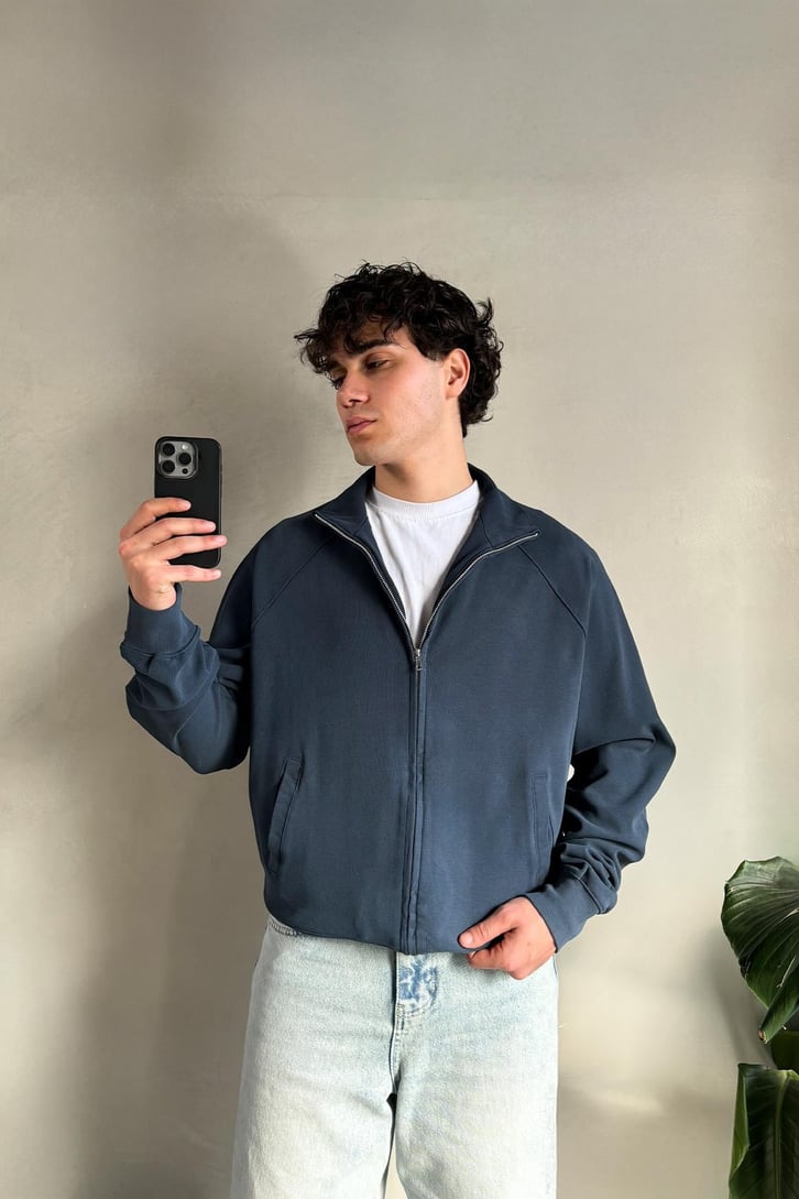 Basic Zip Sweatshirt