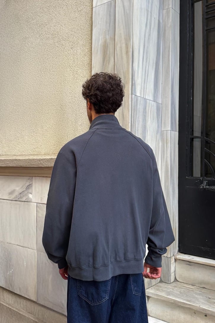 Basic Zip Sweatshirt