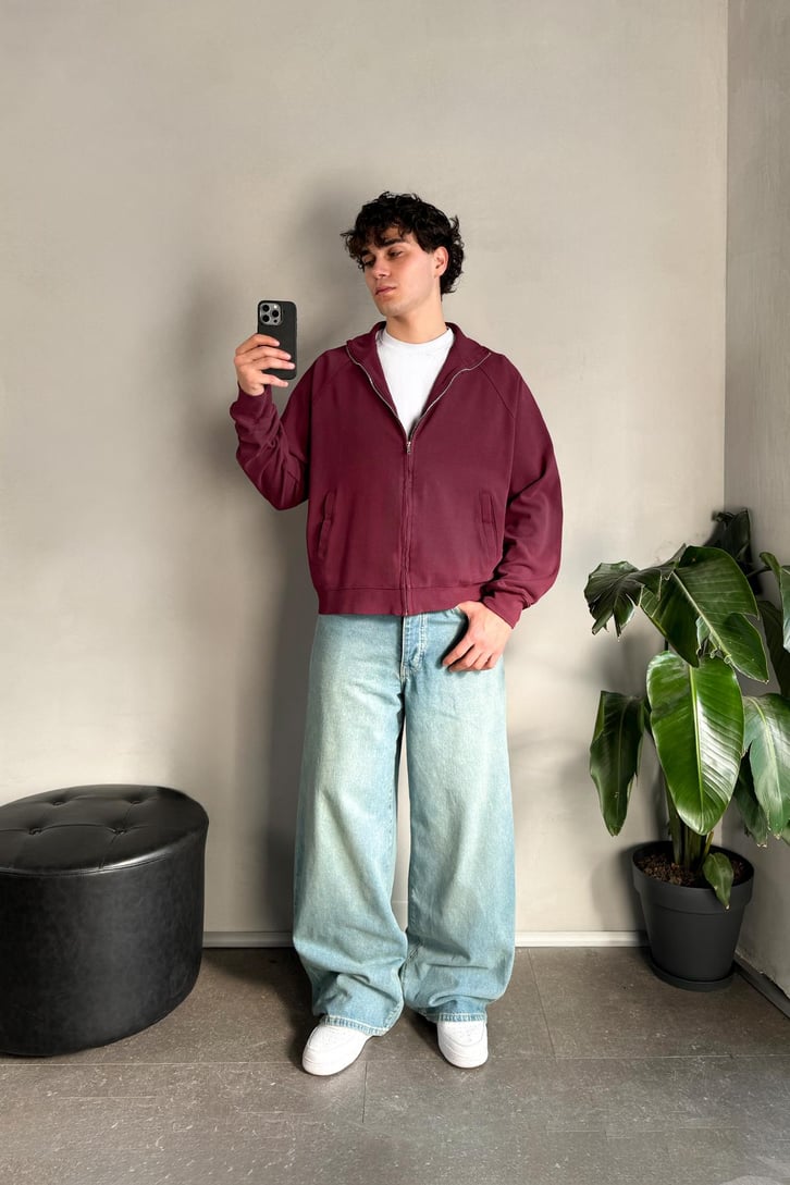 Basic Zip Sweatshirt