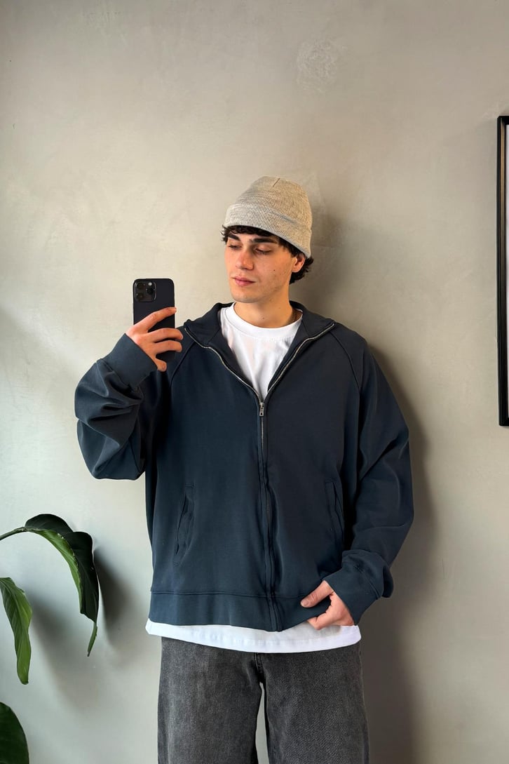 Basic Zip Sweatshirt