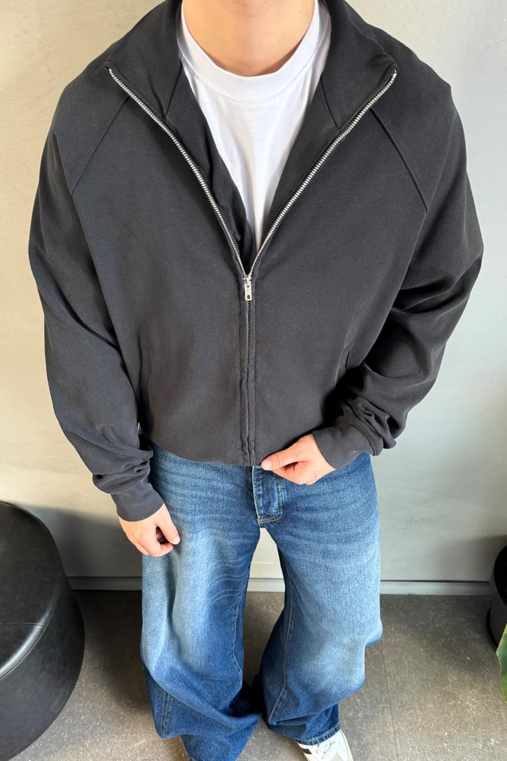 Basic Zip Sweatshirt