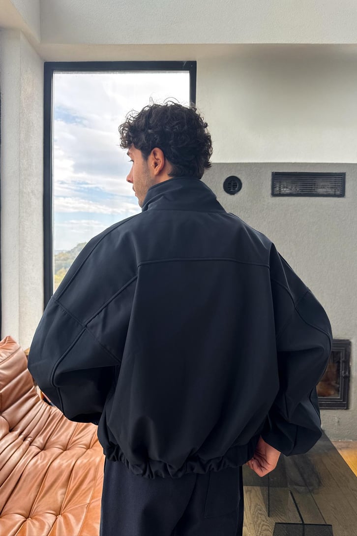 Baskılı Bomber Ceket