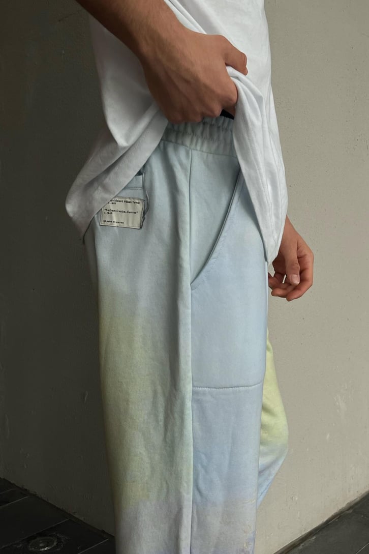 Batik Desen Açık Mavi Jogger Fit Eşofman Altı