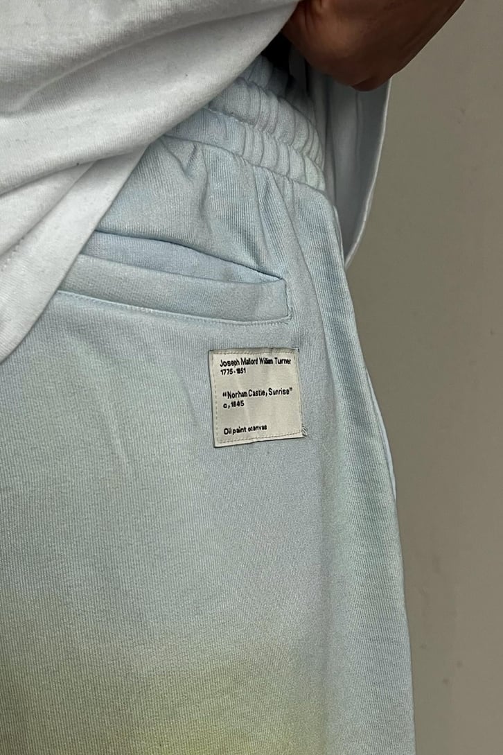 Batik Desen Açık Mavi Jogger Fit Eşofman Altı