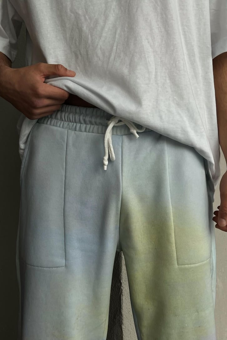 Batik Desen Açık Mavi Jogger Fit Eşofman Altı