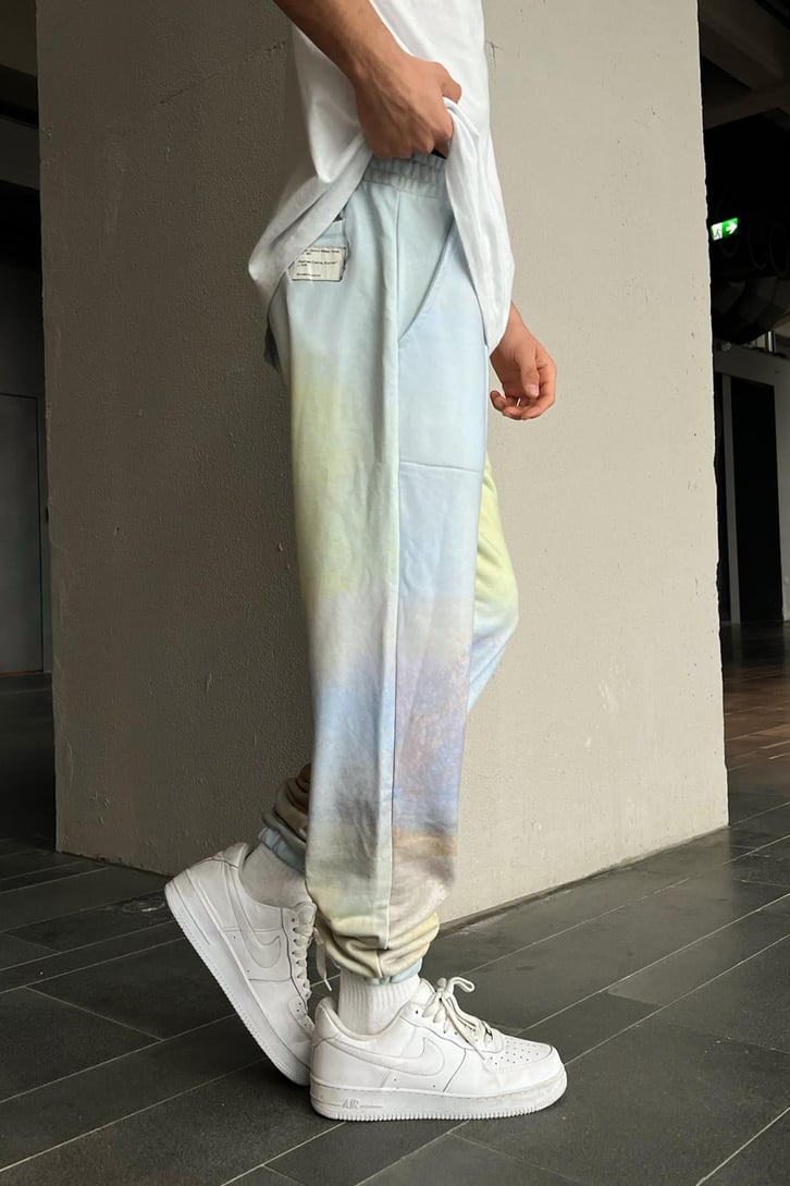 Batik Desen Açık Mavi Jogger Fit Eşofman Altı