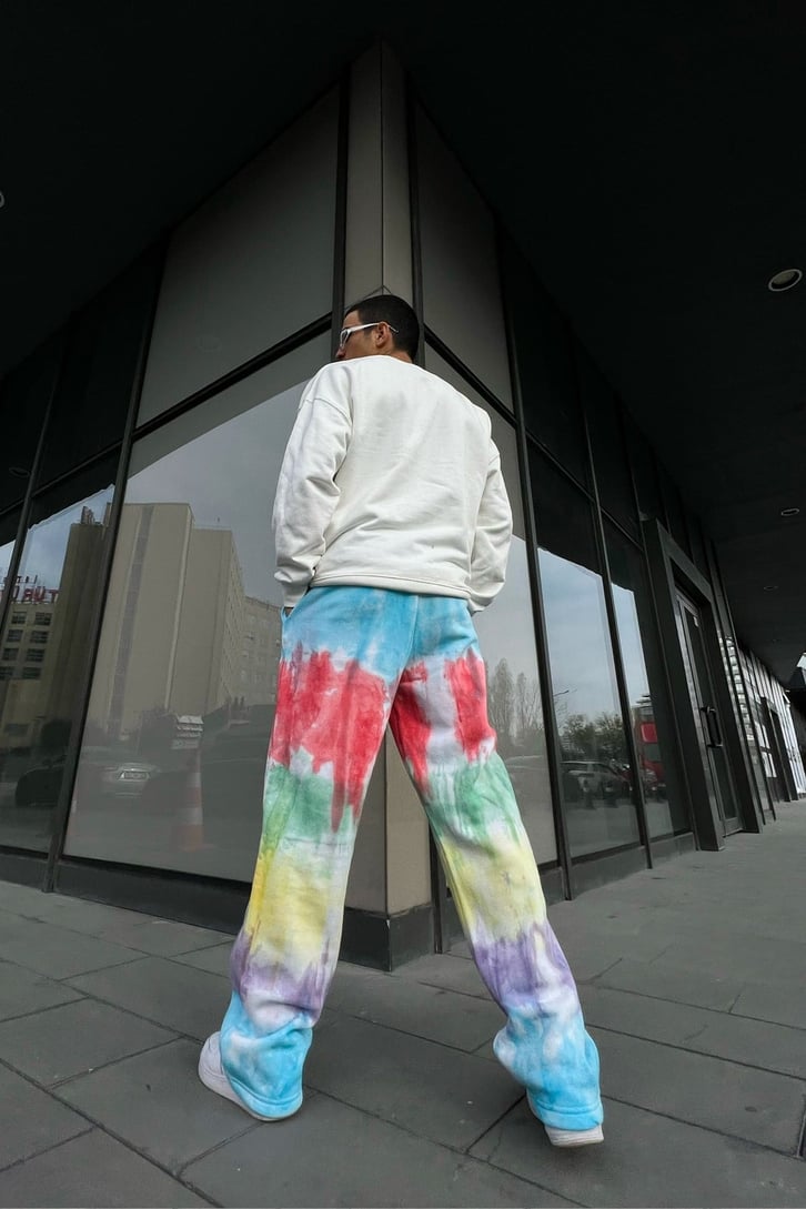 Batik Desen Colorful Jogger Eşofman Altı