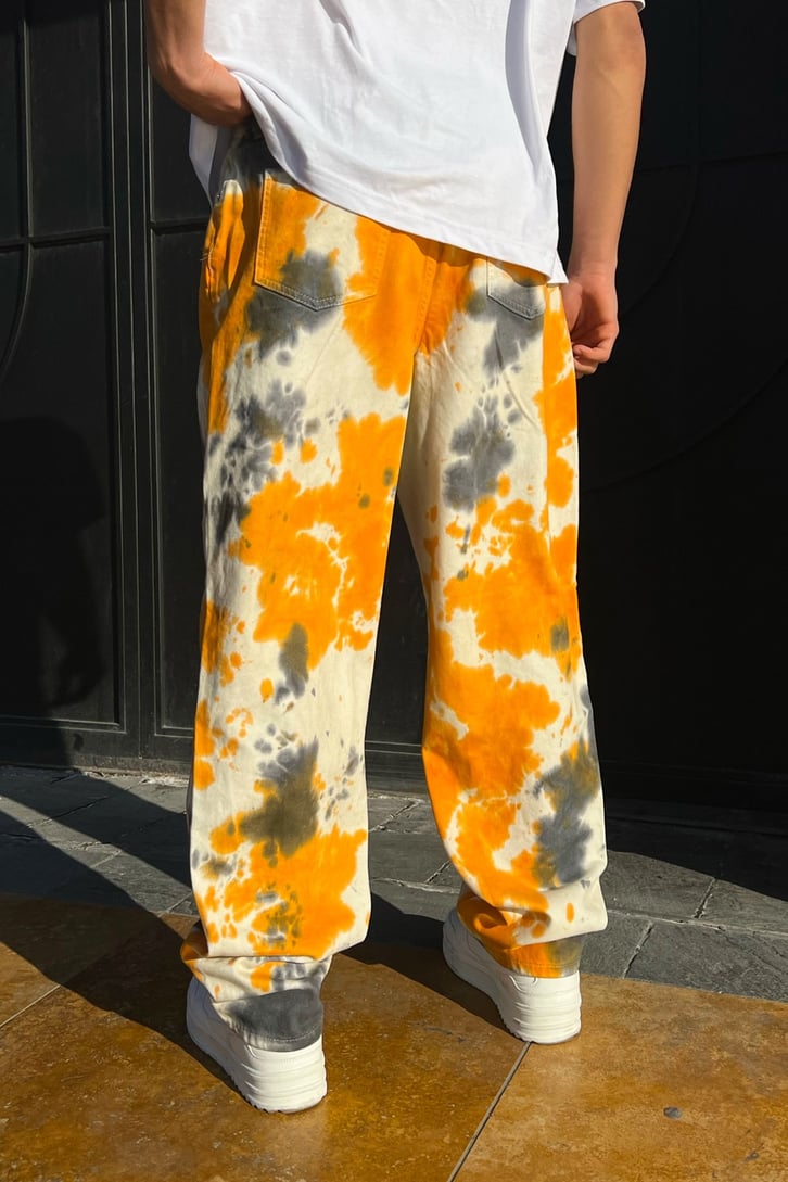 Batik Desen Turuncu Baggy Jean