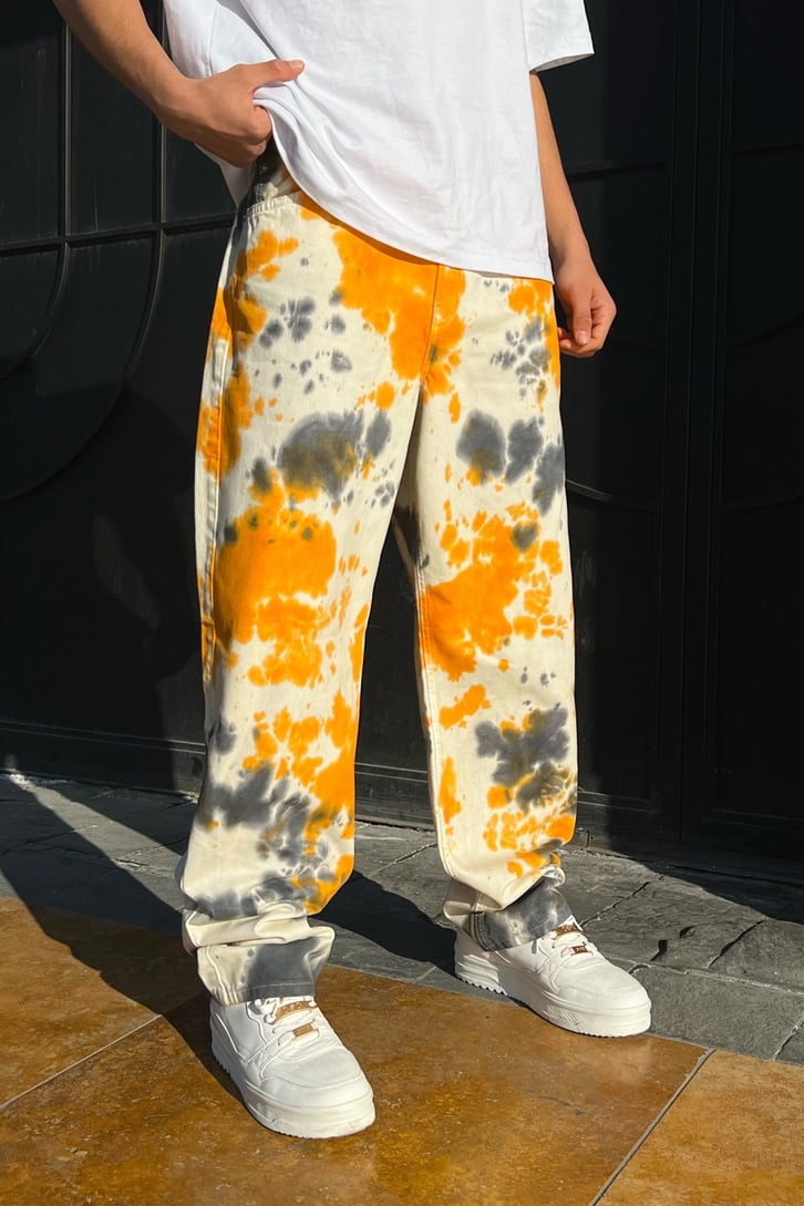 Batik Desen Turuncu Baggy Jean