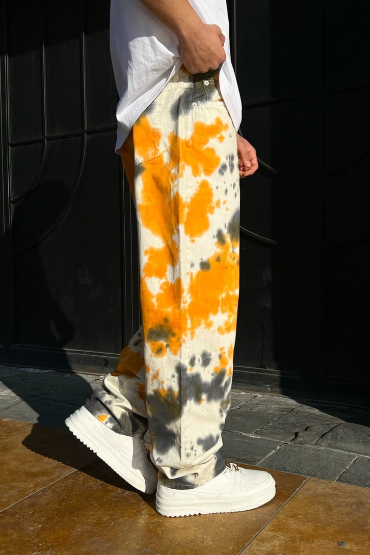 Batik Desen Turuncu Baggy Jean
