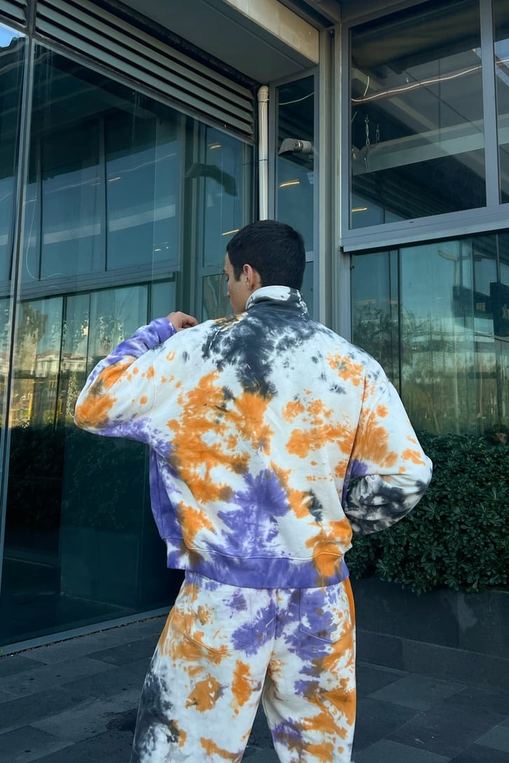 Batik Desenli Zipper Eşofman Takìmì