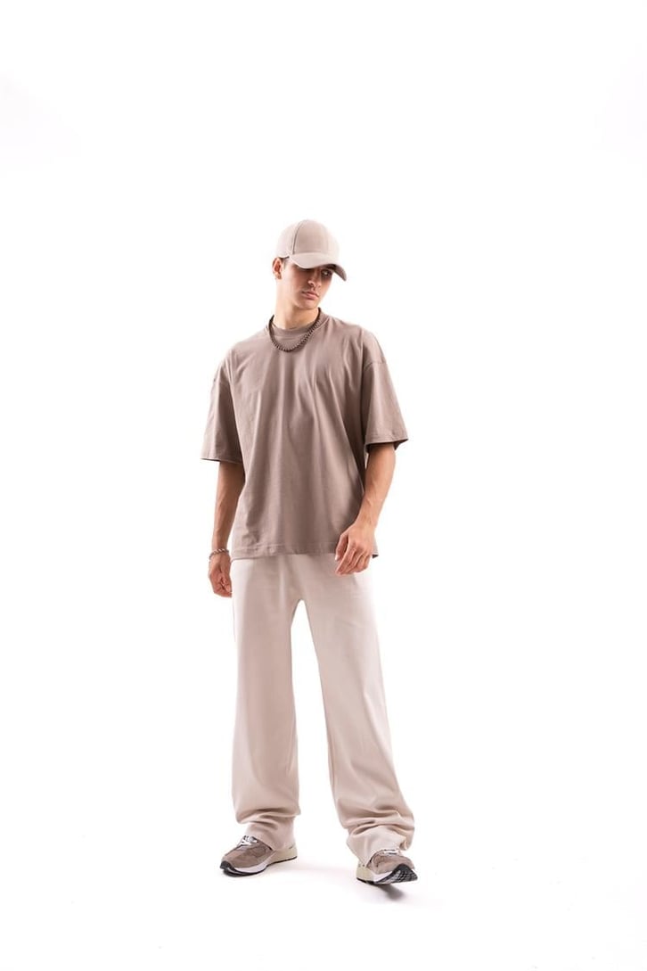 Bel Bağcıklı Kumaş Pantolon