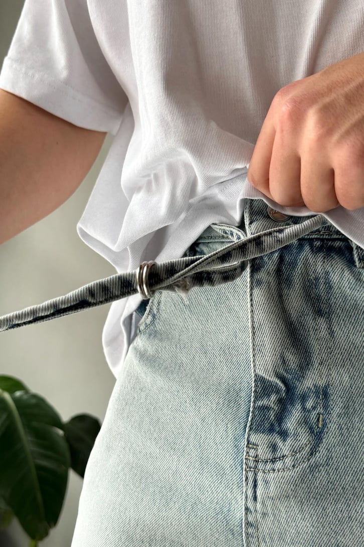 Bel Kemerli Baggy Jean