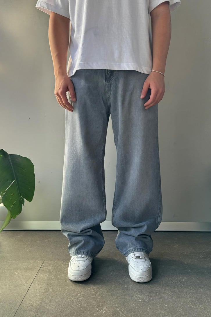 Bel Kemerli Basic Baggy Jean