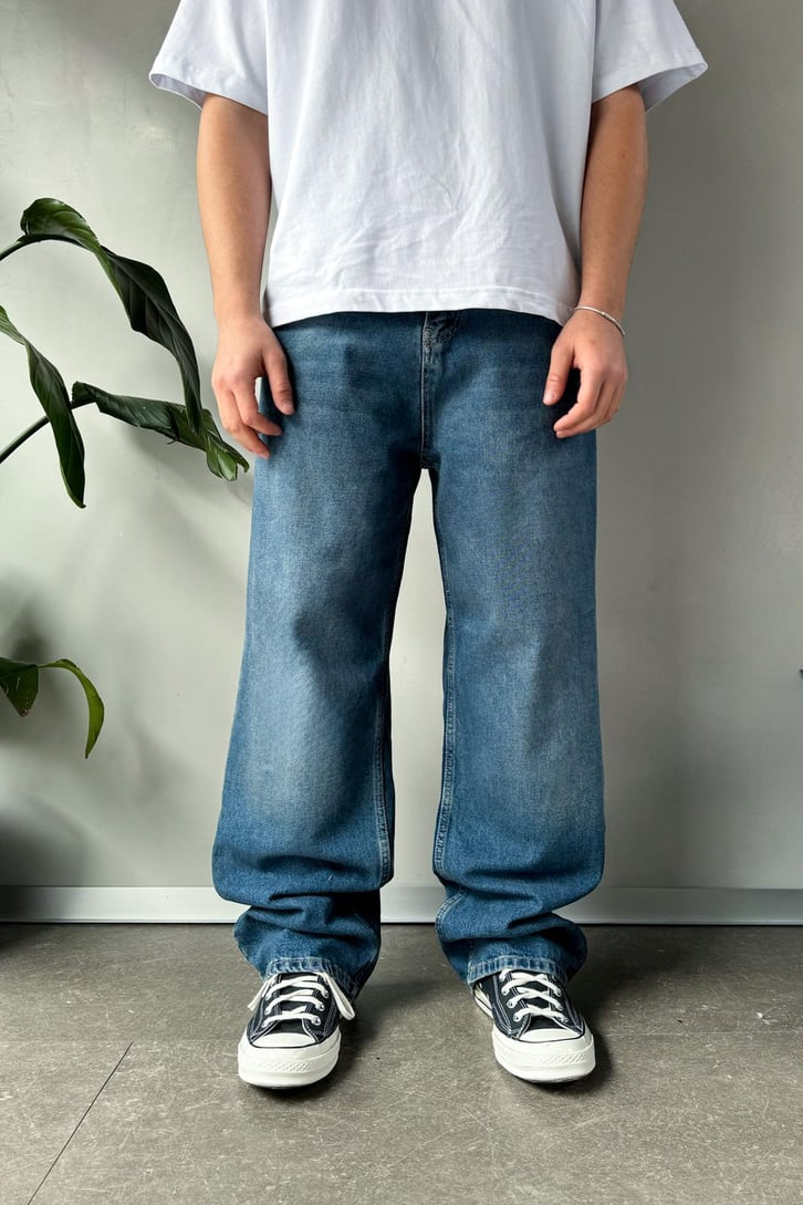 Bel Kemerli Basic Baggy Jean