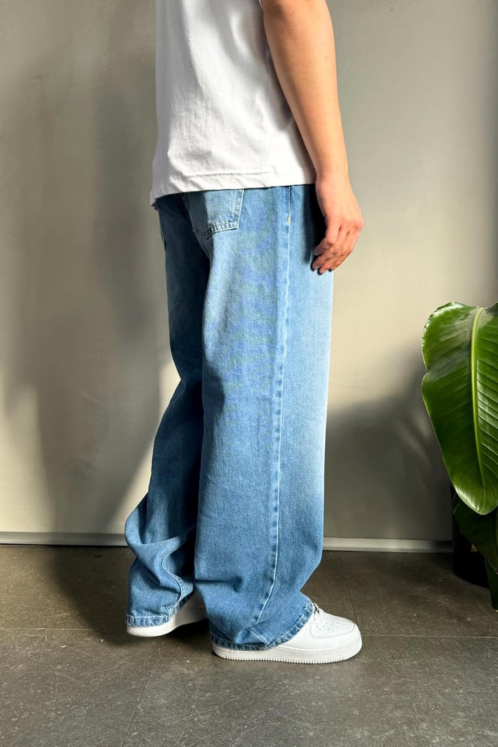 Bel Kemerli Basic Baggy Jean