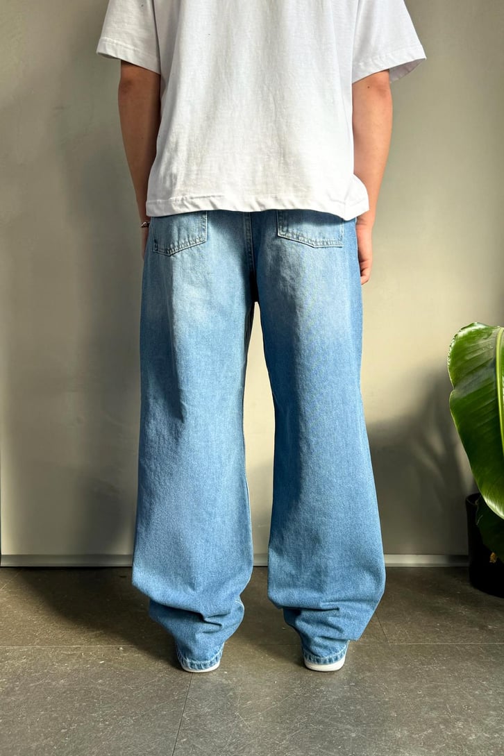 Bel Kemerli Basic Baggy Jean