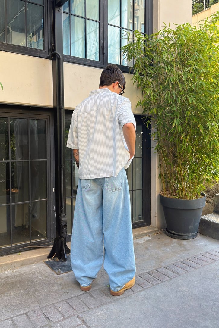 Bel Lastikli Baggy Jean