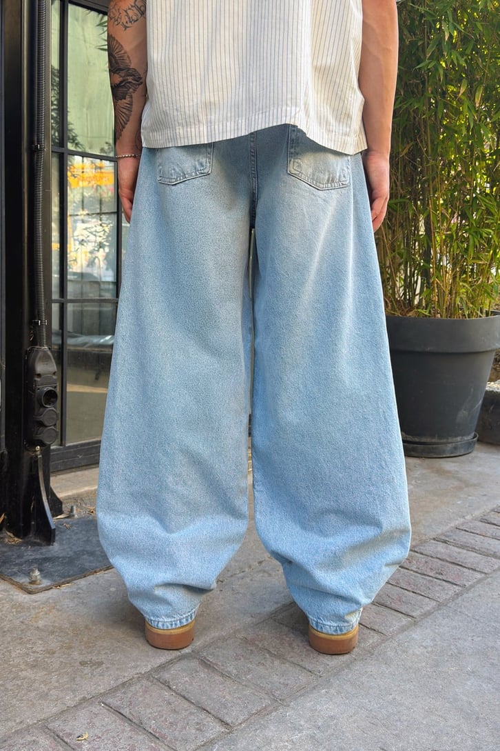 Bel Lastikli Baggy Jean