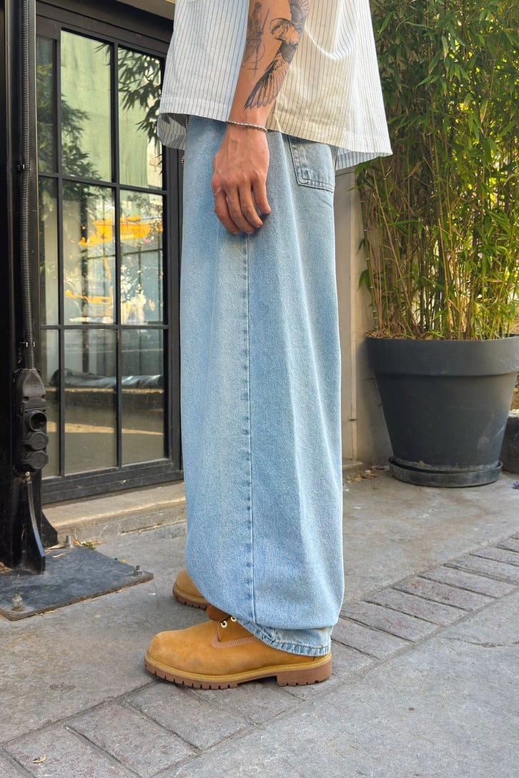 Bel Lastikli Baggy Jean