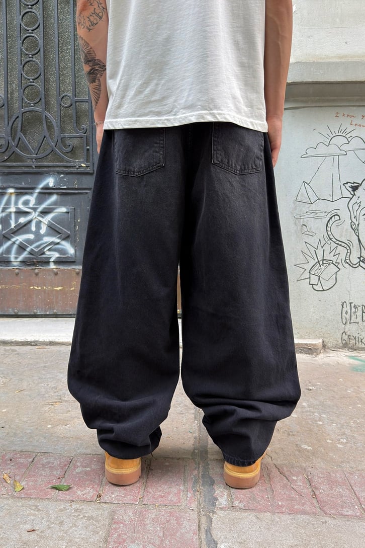 Bel Lastikli Baggy Jean
