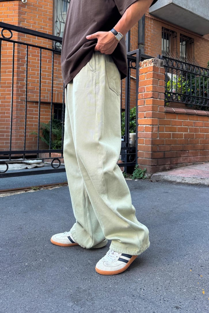 Bel Lastikli Baggy Pantolon