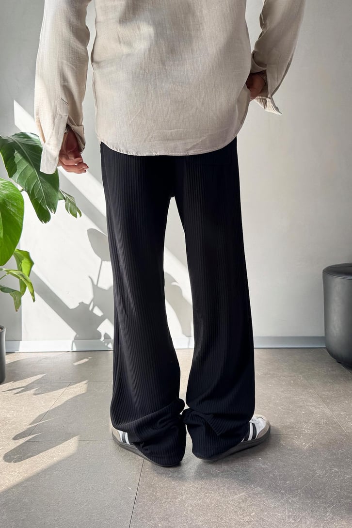 Bel Lastikli Relax Fit Pantolon