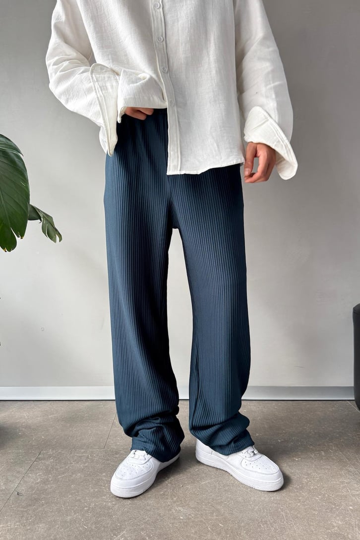 Bel Lastikli Relax Fit Pantolon