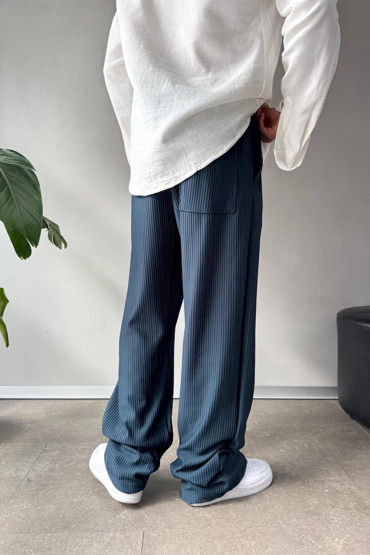 Bel Lastikli Relax Fit Pantolon