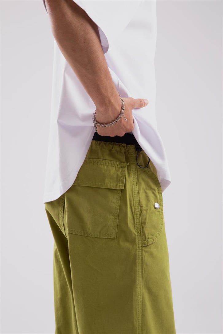 Bel - Paça Lastikli Paraşüt Pantolon