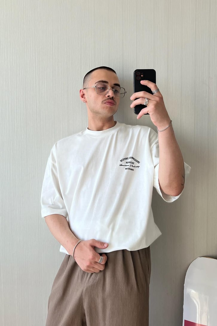 Bespoke Baskılı Oversize Tişört