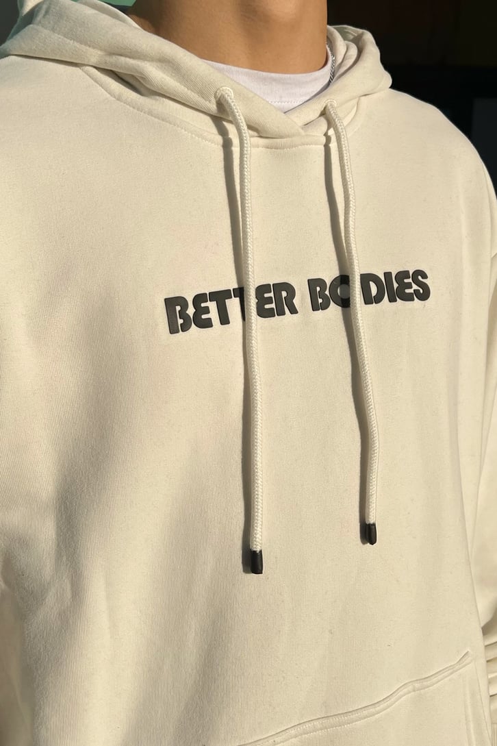 Better Bodies Krem Oversize Hoodie