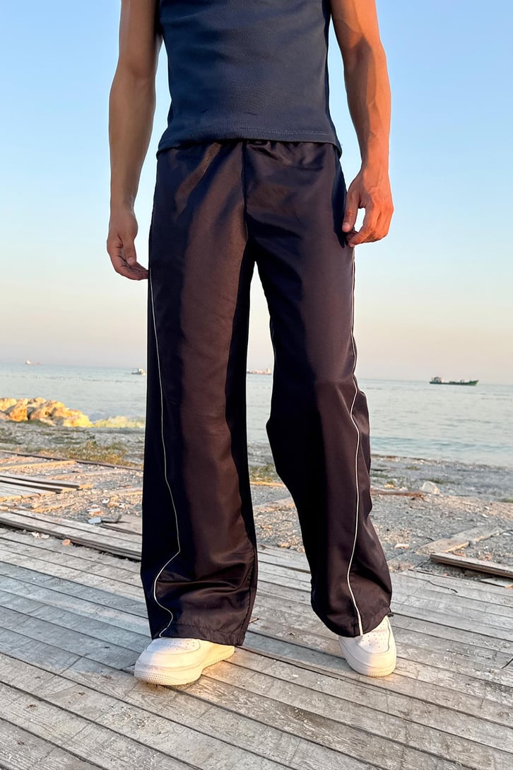 Biyeli Stoperli Paraşüt Pantolon