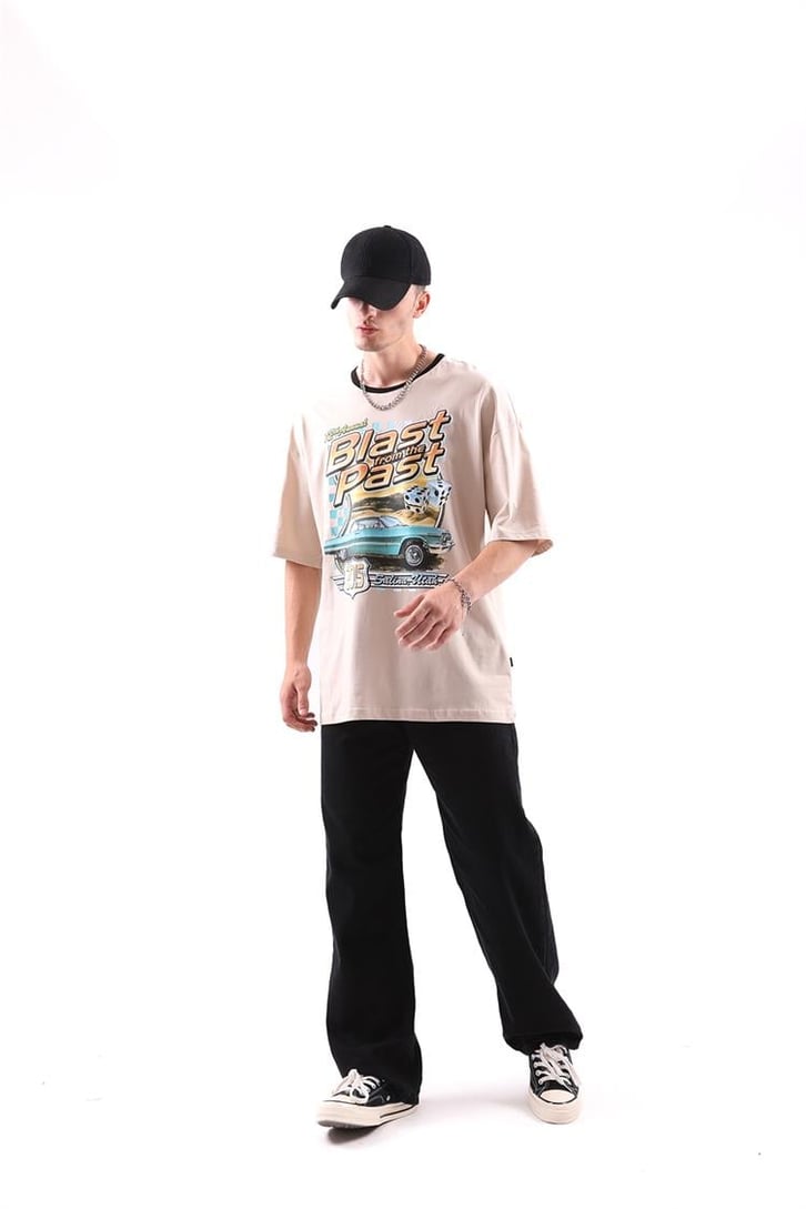 Blast Past Baskılı Tshirt