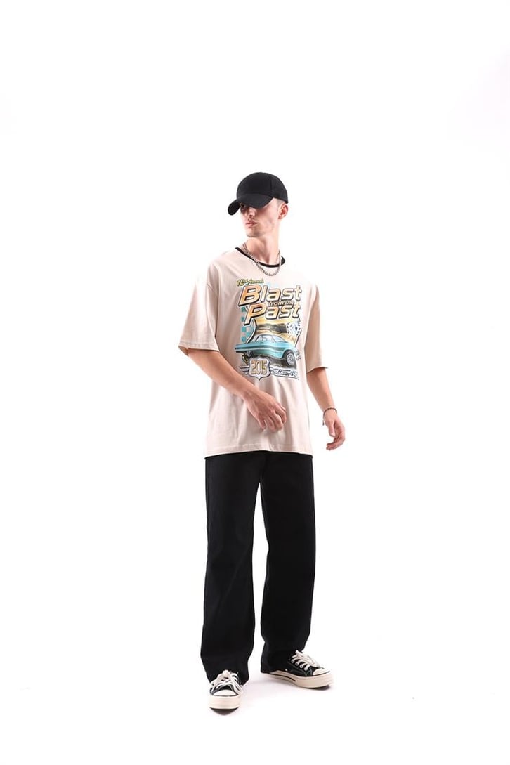 Blast Past Baskılı Tshirt