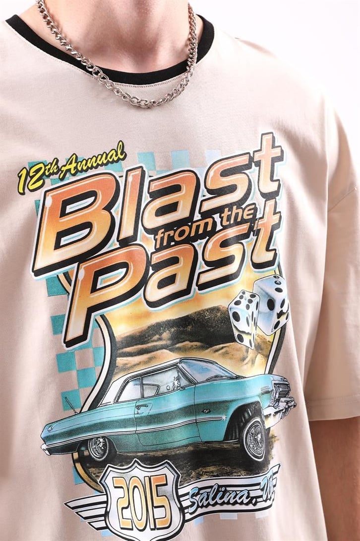 Blast Past Baskılı Tshirt