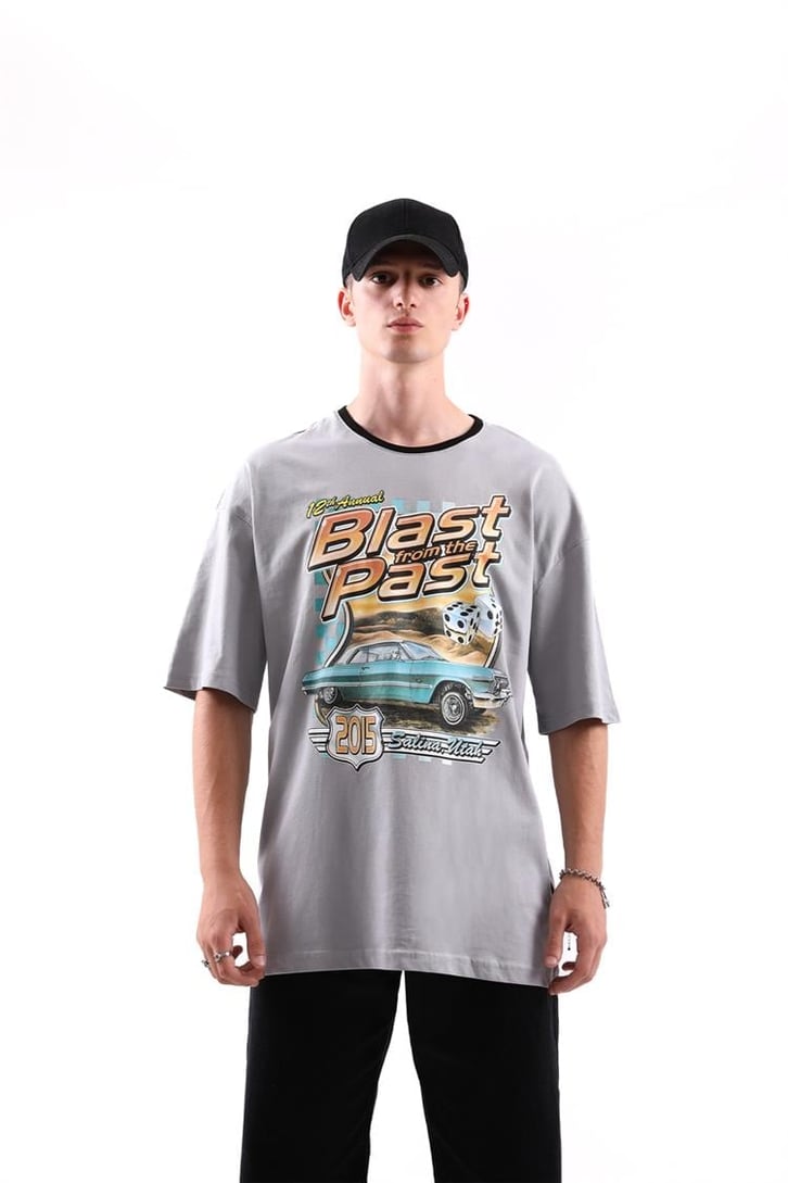 Blast Past Baskılı Tshirt