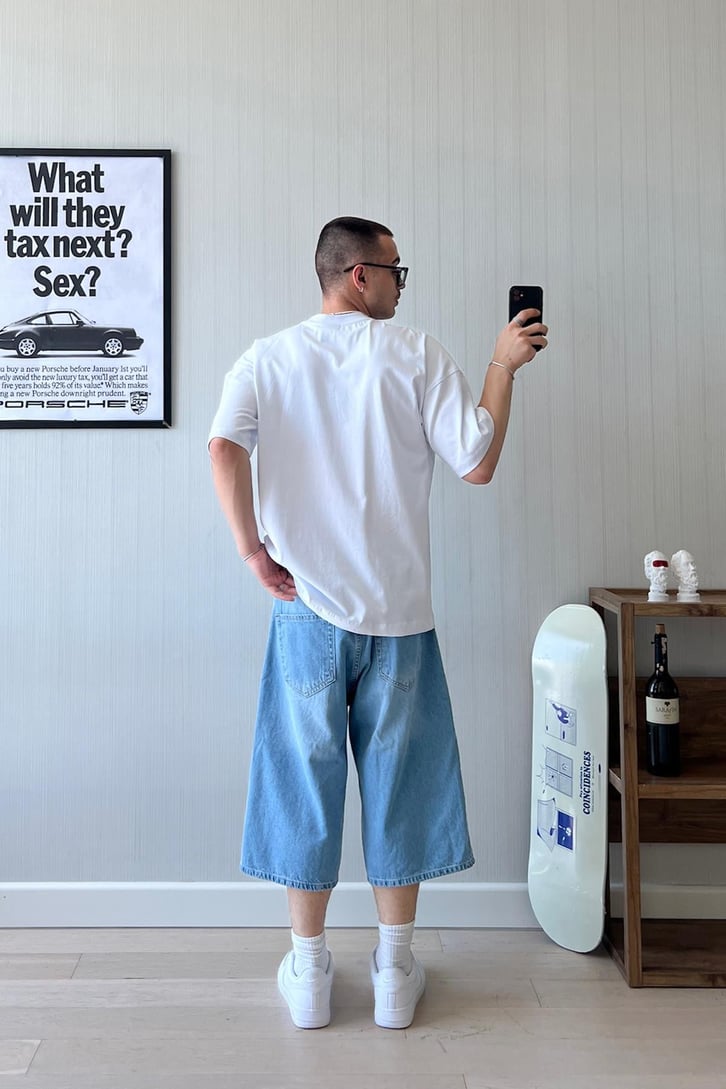 Bloody Snake Nakışlı Oversize Tişört