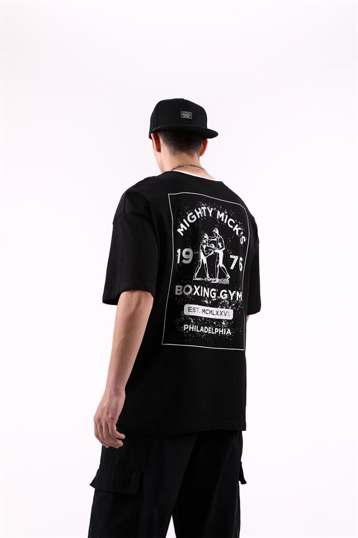 Boxing Gym Sırt Baskılı Oversize Tshirt